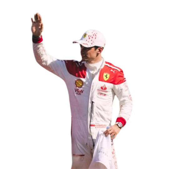Charles Leclerc 2023 Monaco GP Ferrari F1 Racing Suit | Creative Racegeargear