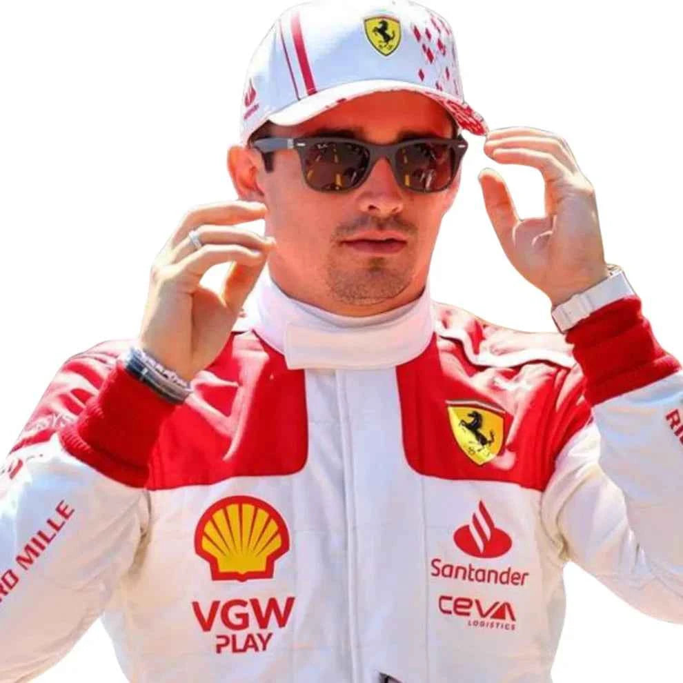 Charles Leclerc 2023 Monaco GP Ferrari F1 Racing Suit | Creative Racegeargear