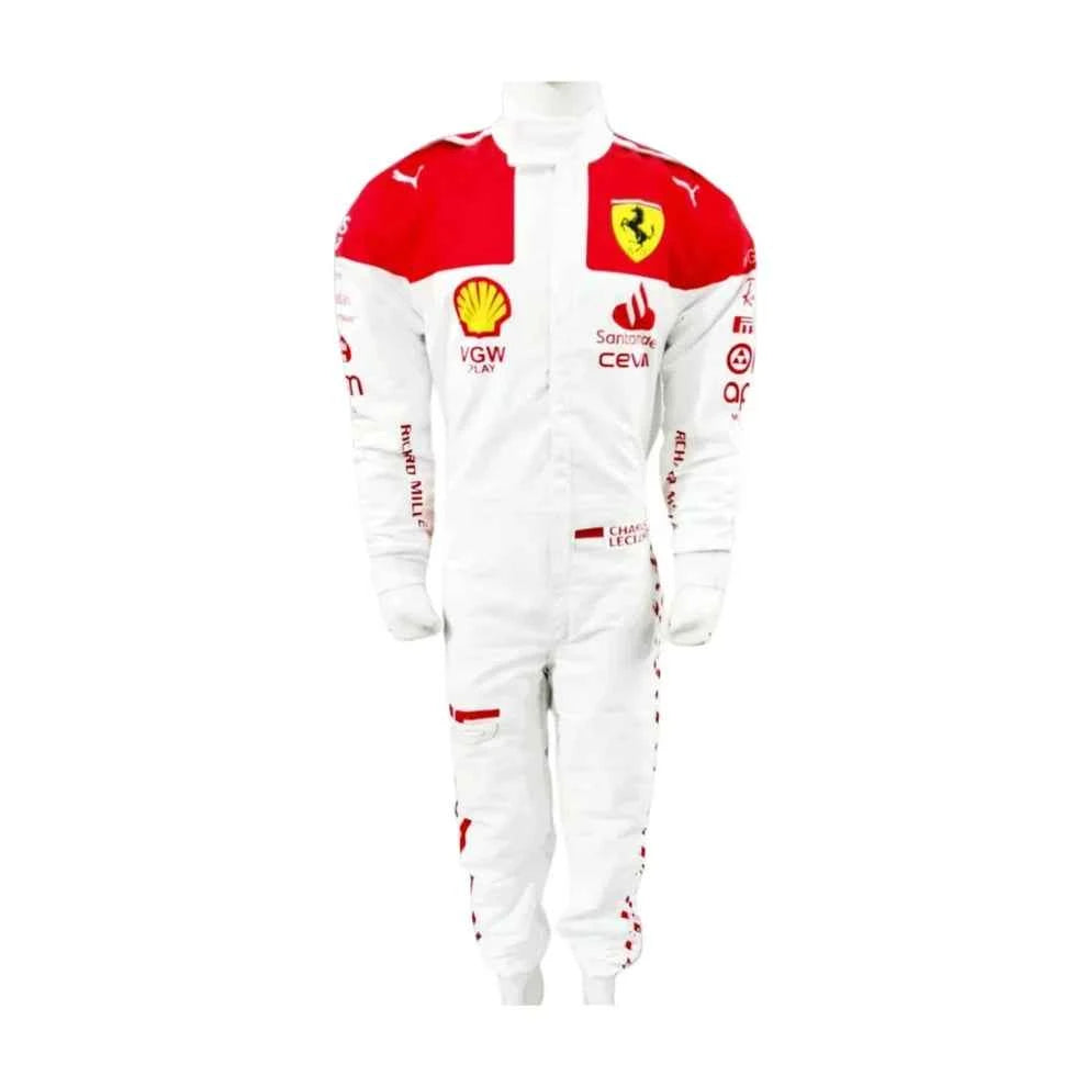 Charles Leclerc 2023 Monaco GP Ferrari F1 Racing Suit | Creative Racegeargear