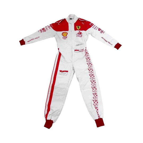 Charles Leclerc 2023 Monaco GP Ferrari F1 Racing Suit | Creative Racegeargear