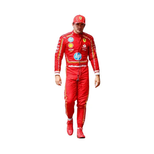 Charles Leclerc 2024 Ferrari F1 Inspired Race Suit | Creative Racegear - Creative Racewears