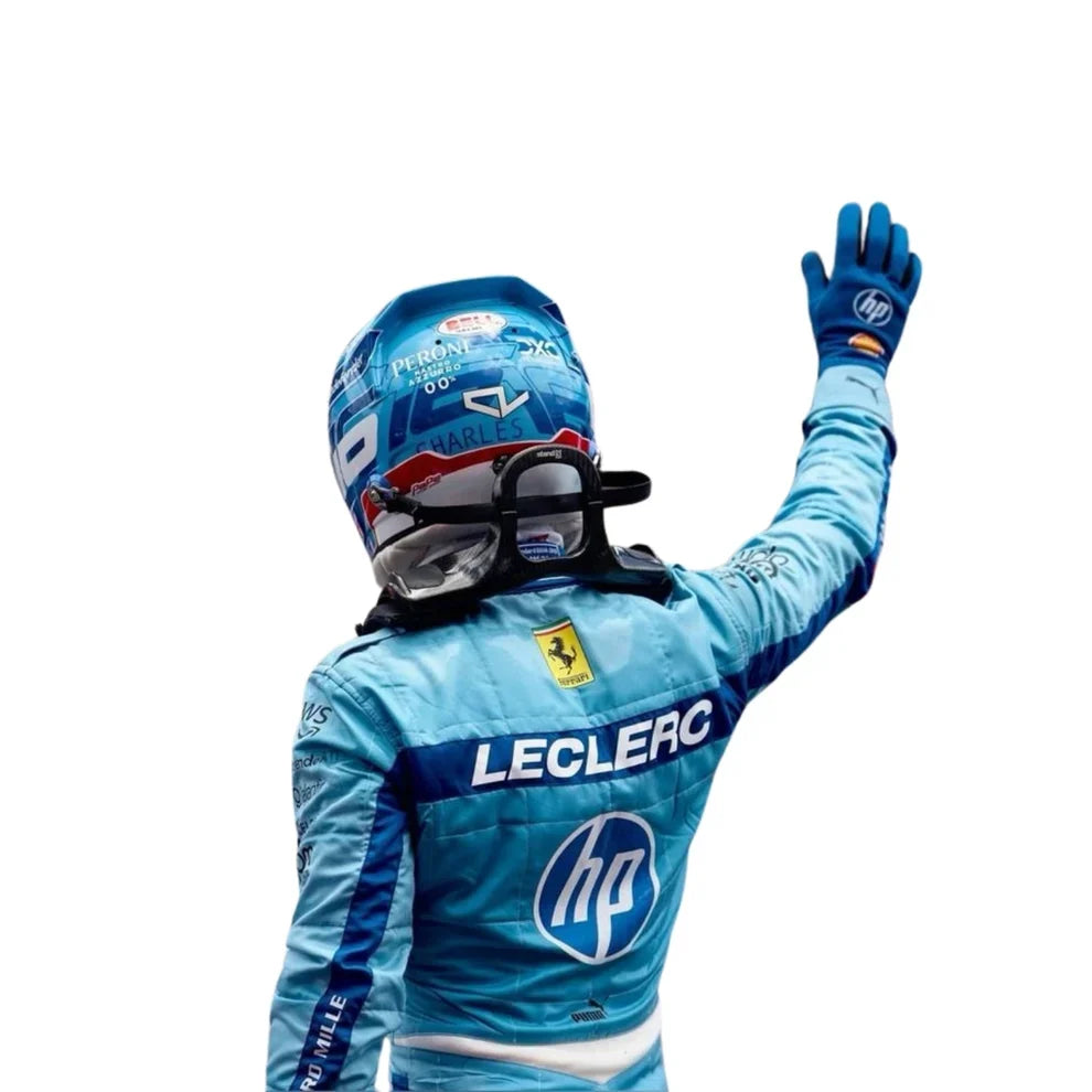 2024 Charles Leclerc Ferrari HP Miami Grand Prix F1 Race Suit - Creative Racewears
