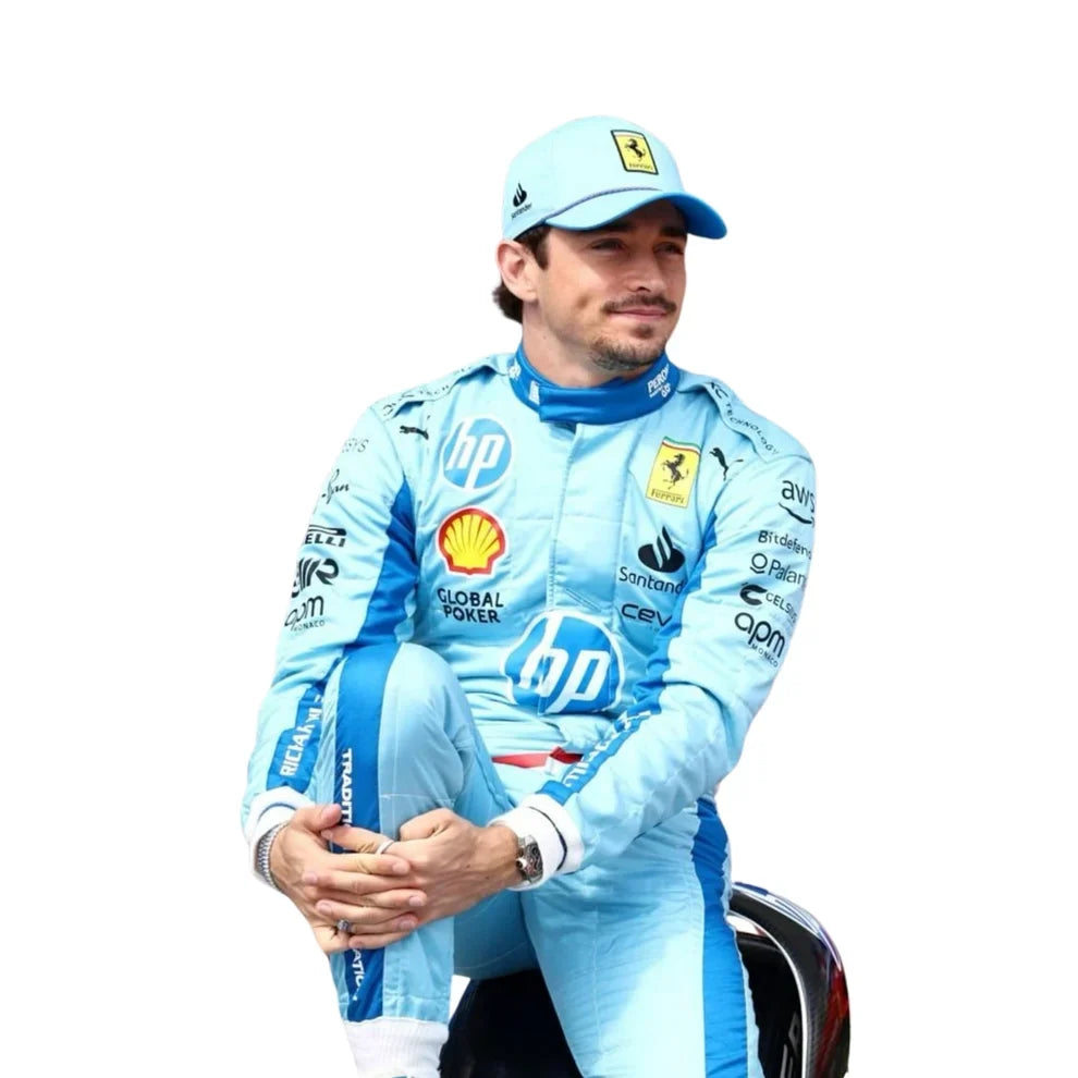2024 Charles Leclerc Scuderia Ferrari F1 Miami Grand Prix Race Suit - Creative Racewears