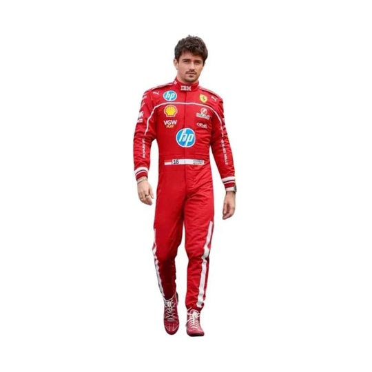 Charles Leclerc 2025 Ferrari F1 Racing Suit | Creative Racegear