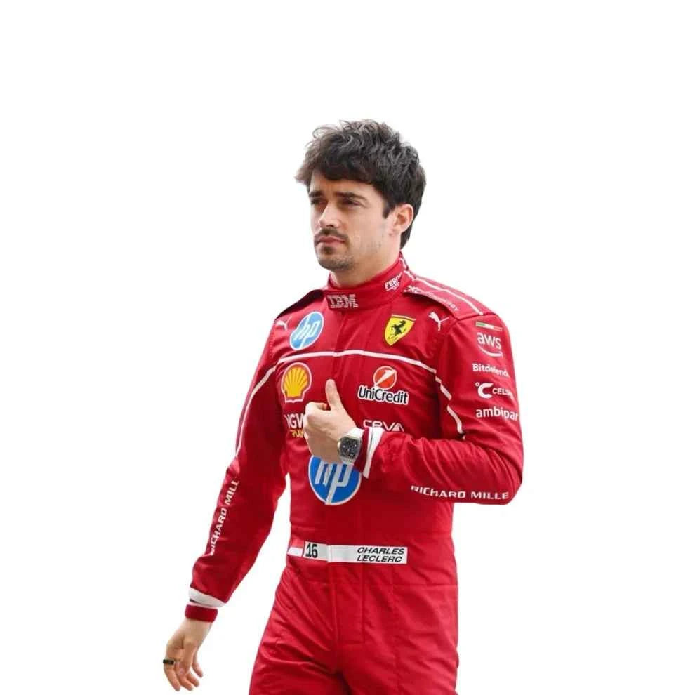 Charles Leclerc 2025 Ferrari F1 Racing Suit | Creative Racegear