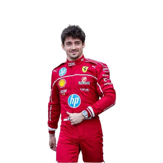 Charles Leclerc 2025 Ferrari F1 Racing Suit | Creative Racegear