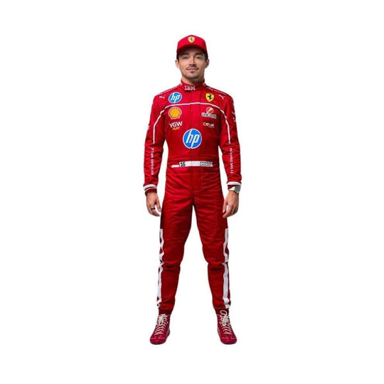 Charles Leclerc 2025 Ferrari F1 Racing Suit | Creative Racegear