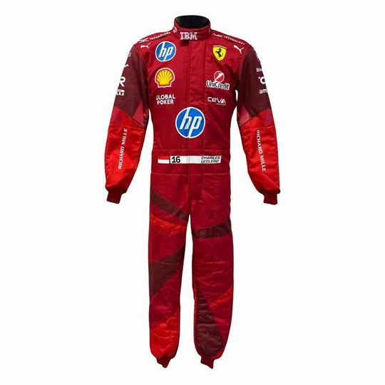 2025 F1 Racing Costume Worn by Charles Leclerc & Lewis Hamilton – Las Vegas GP | Creative Racegear