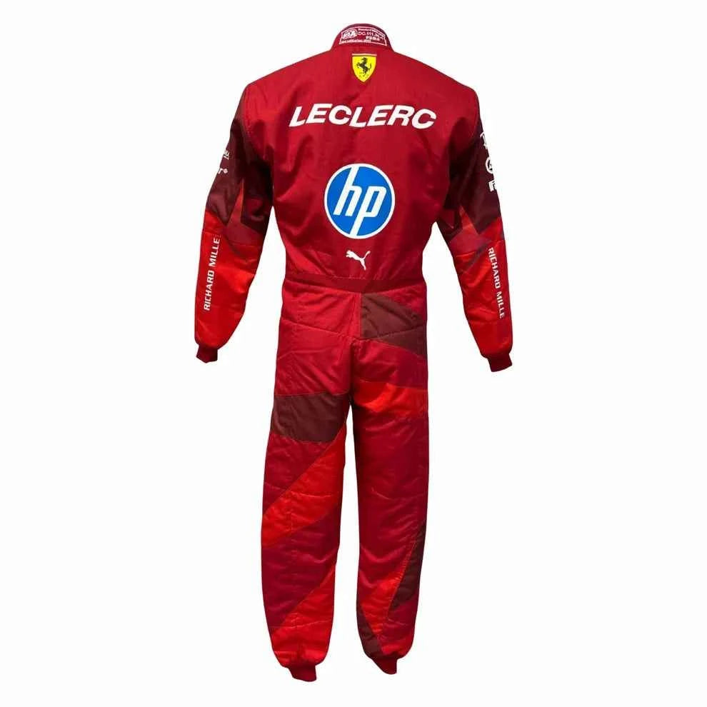 2025 F1 Racing Costume Worn by Charles Leclerc & Lewis Hamilton – Las Vegas GP | Creative Racegear