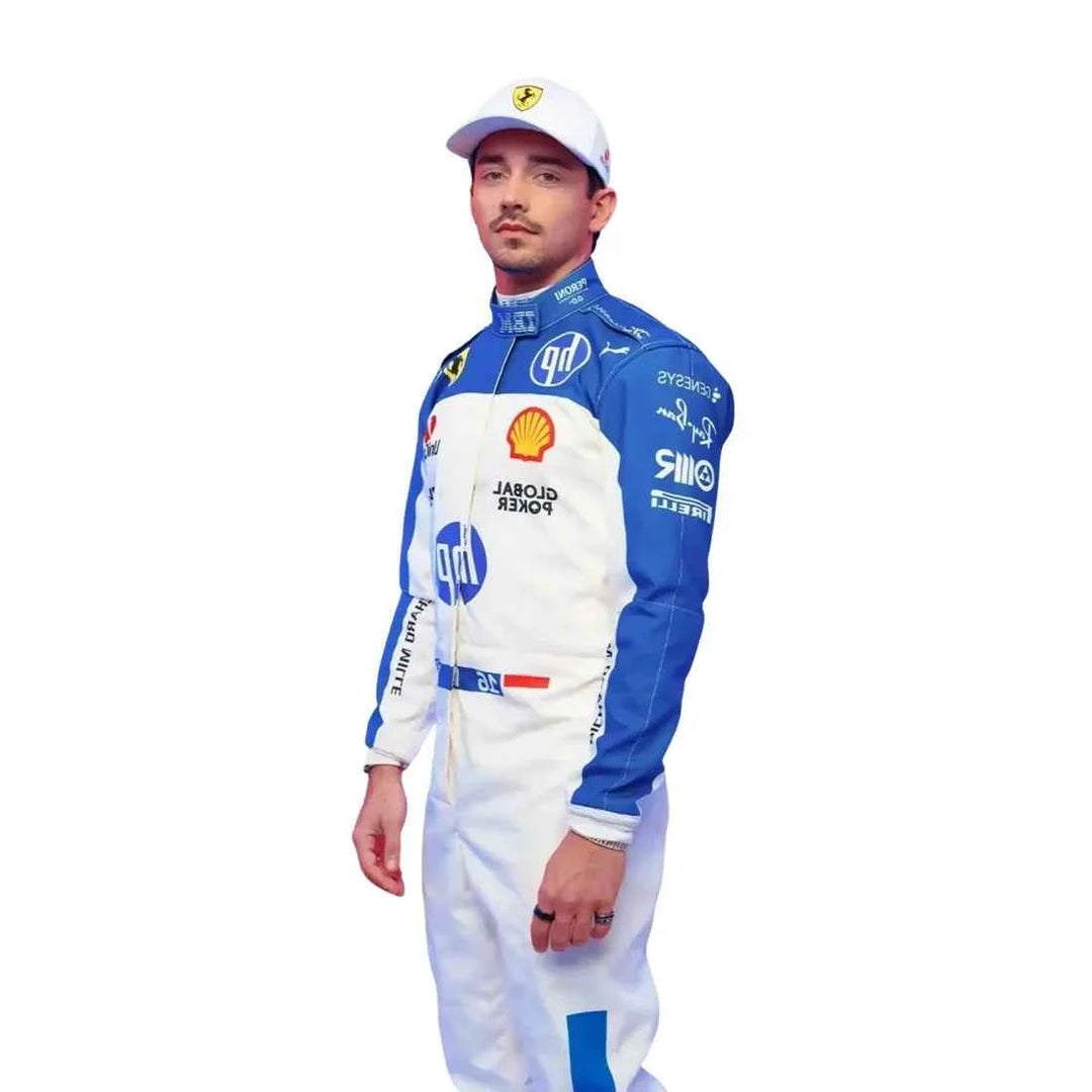 Charles Leclerc 2025 Miami GP Ferrari F1 Racing Suit | Creative Racegear
