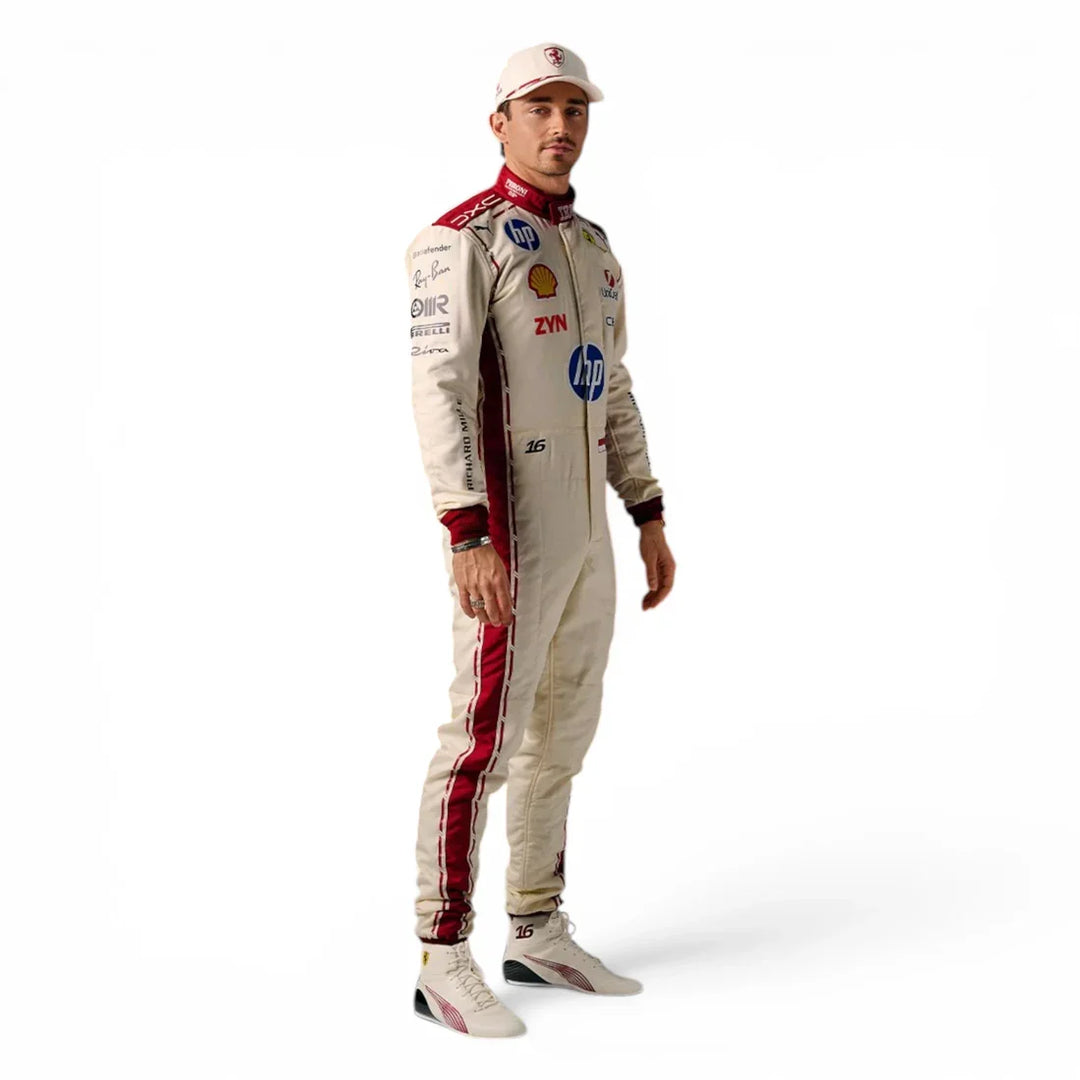 2026 Monaco Grand Prix Ferrari F1 Inspired Race Suit | Creative Racegear - Creative Racewears