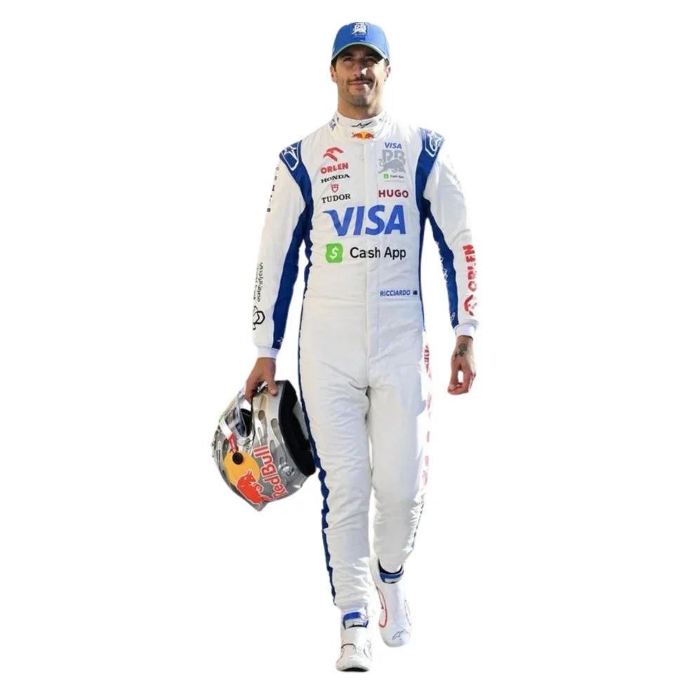 2024 Daniel Ricciardo Visa RB F1 Race Suit - Creative Racewears