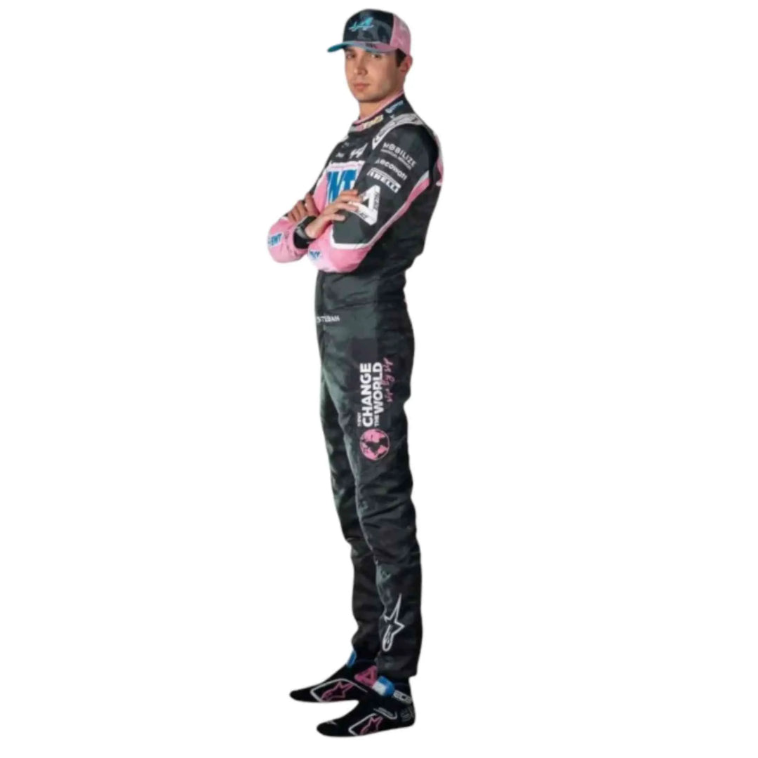 2023 Esteban Ocon BWT Alpine F1 Race Suit - Creative Racewears