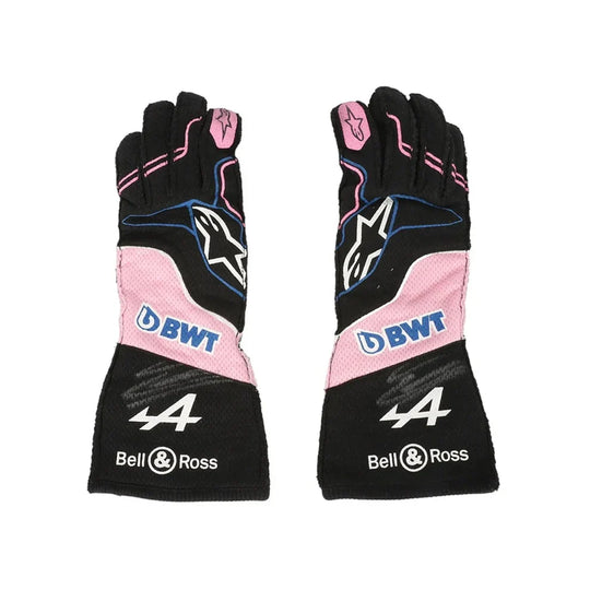 2024 Pierre Gasly BWT Alpine F1 Race Gloves - Creative Racewears