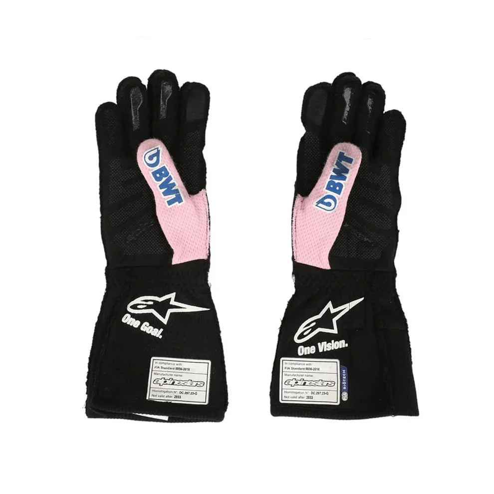 2024 Pierre Gasly BWT Alpine F1 Race Gloves - Creative Racewears