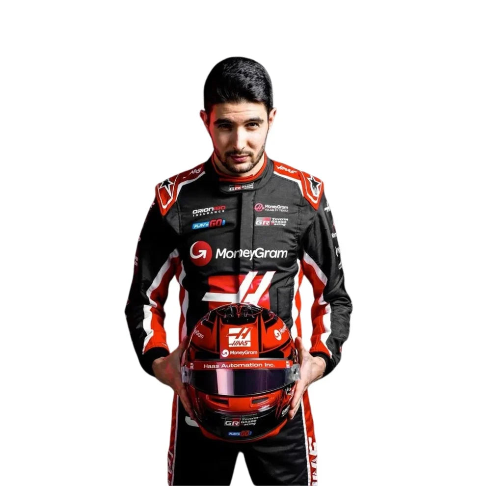2025 Esteban Ocon Hass F1 Race Suit - Creative Racewears