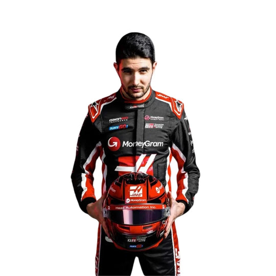 2025 Esteban Ocon Hass F1 Race Suit - Creative Racewears