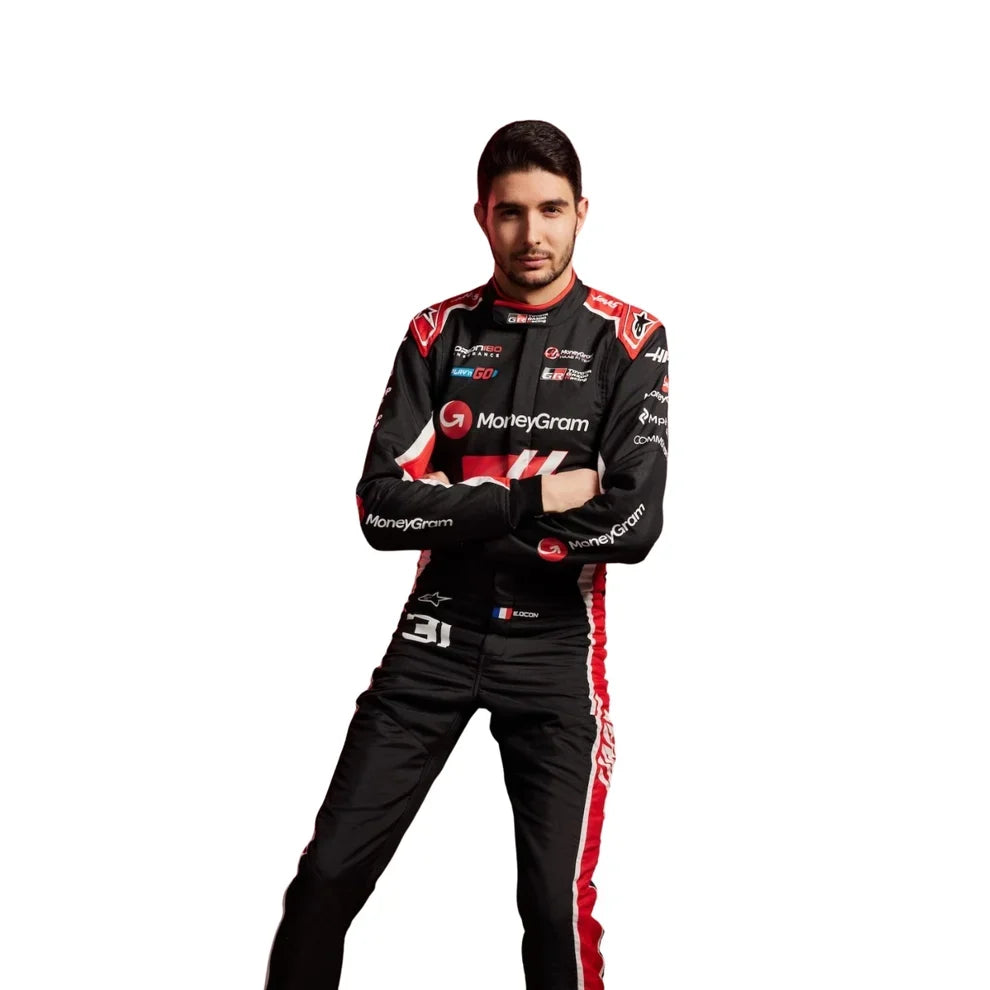 2025 Esteban Ocon Hass F1 Race Suit - Creative Racewears