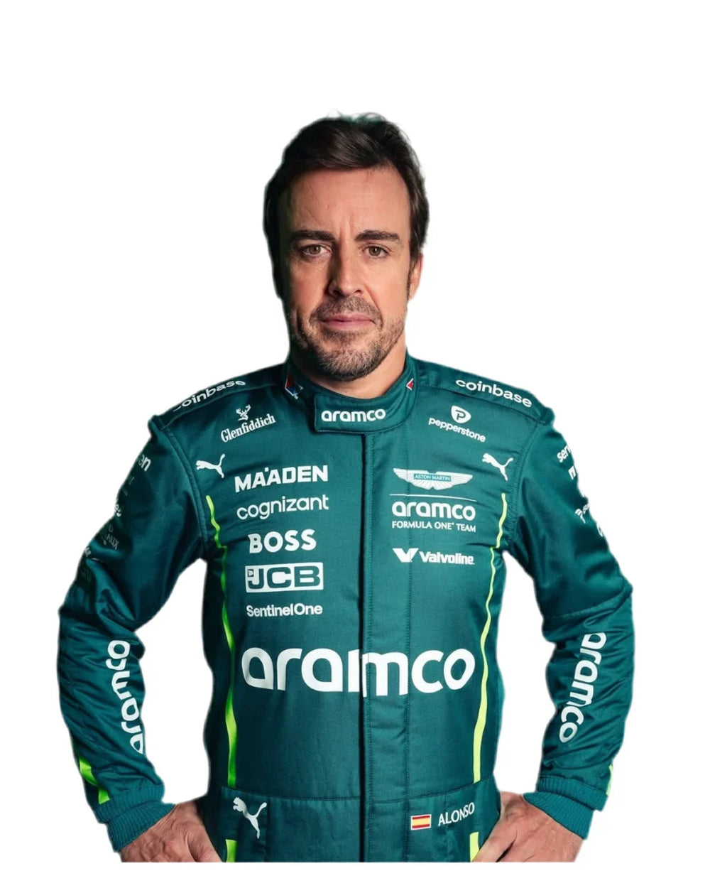 2025 Fernando Alonso Aston Martin F1 Race Suit - Creative Racewears