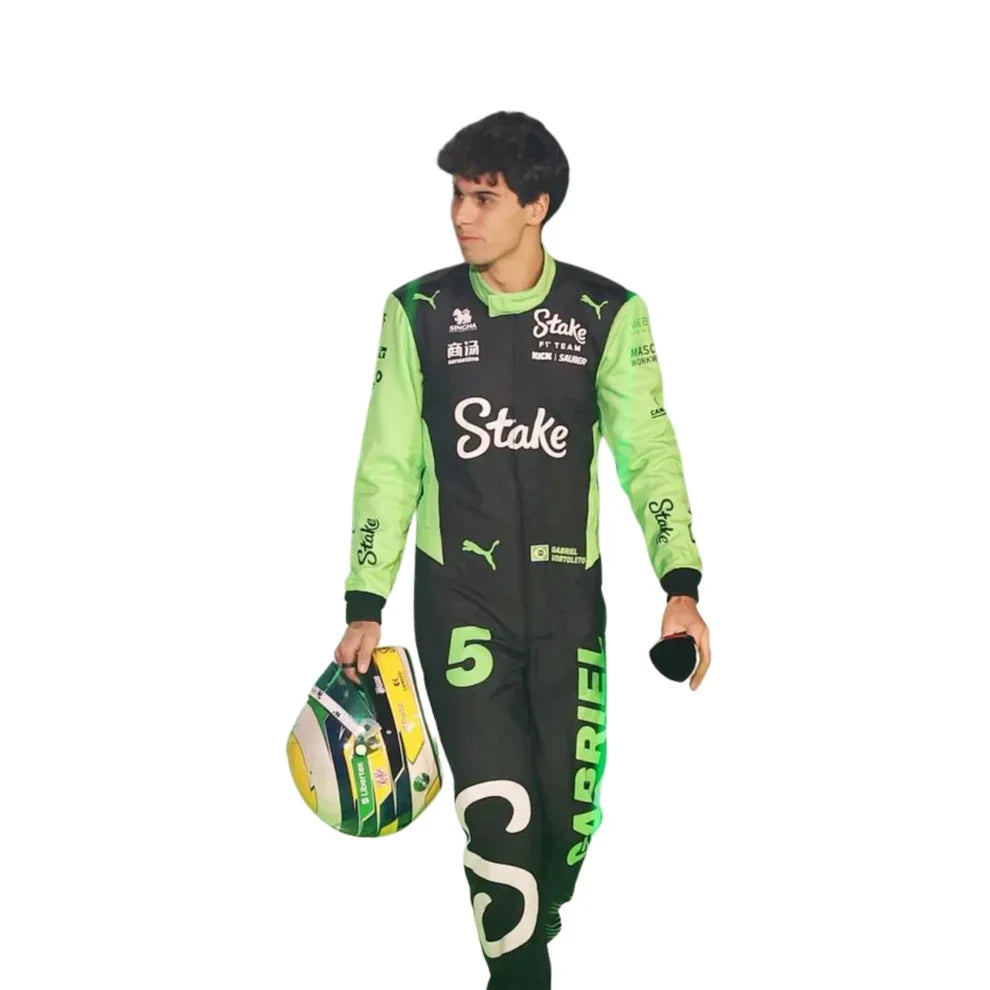 2025 Gabriel Bortoleto Kick Sauber F1 Race Suit - Creative Racewears