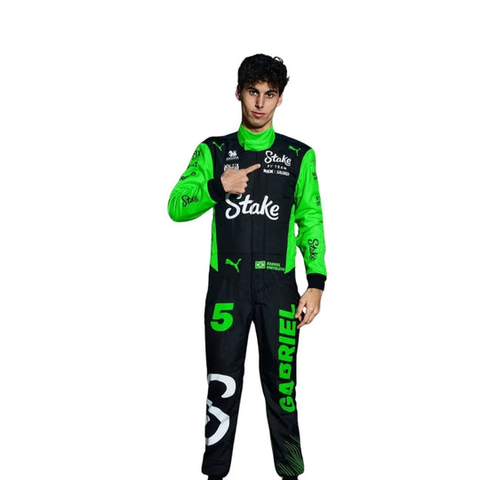 2025 Gabriel Bortoleto Kick Sauber F1 Race Suit - Creative Racewears