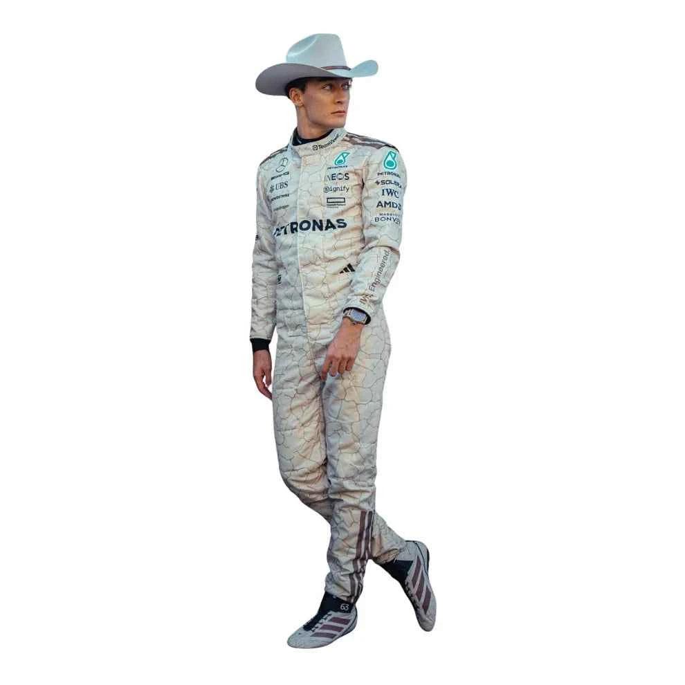 George Russell 2025 USA Austin GP Mercedes F1 Racing Suit | Creative Racegear