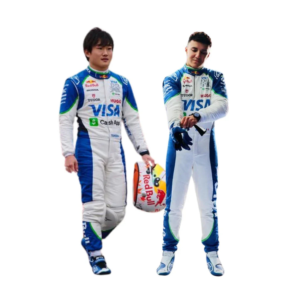 2025 Isack Hadjar VISA RB F1 Race Suit - Creative Racewears