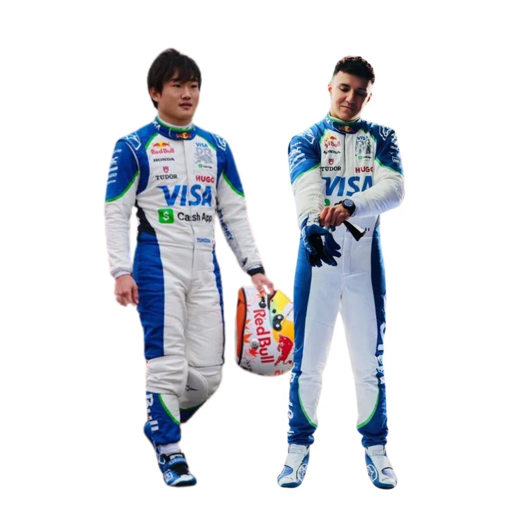 2025 Isack Hadjar VISA RB F1 Race Suit - Creative Racewears