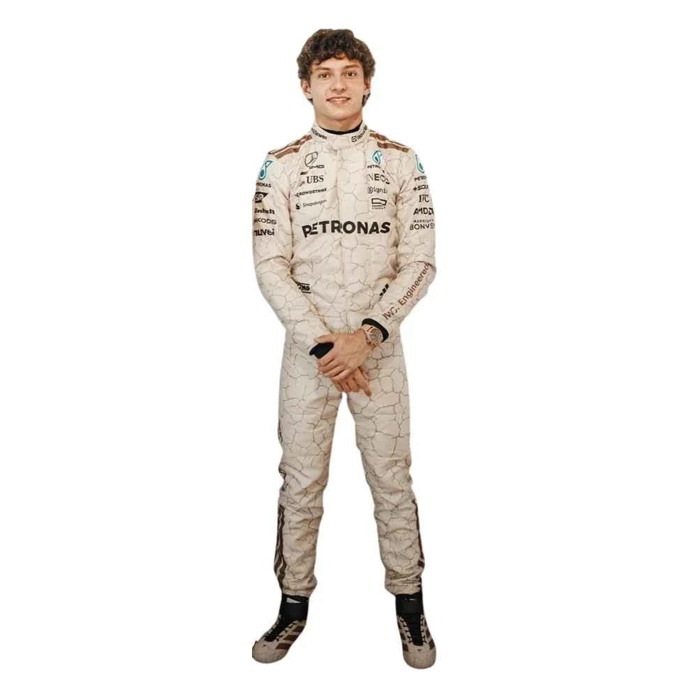 Andrea Kimi Antonelli 2025 USA Austin GP Mercedes F1 Racing Suit | Creative Racegear
