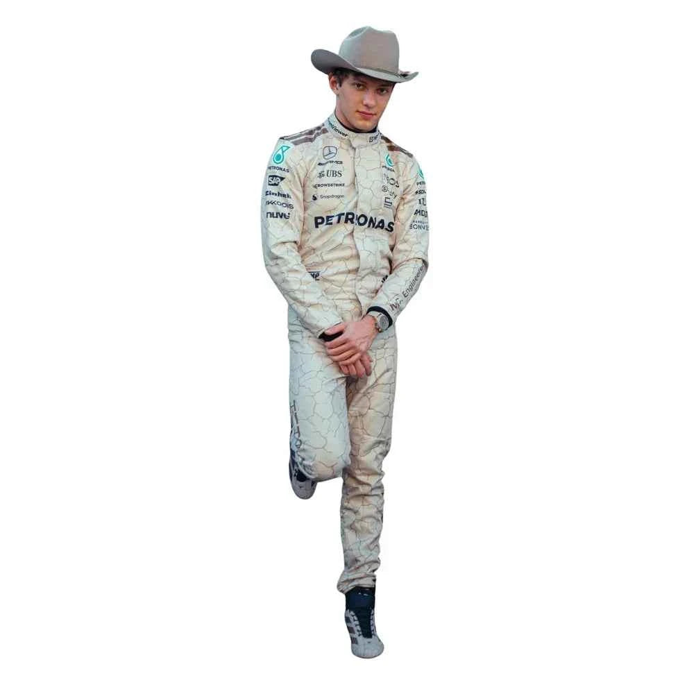 Andrea Kimi Antonelli 2025 USA Austin GP Mercedes F1 Racing Suit | Creative Racegear