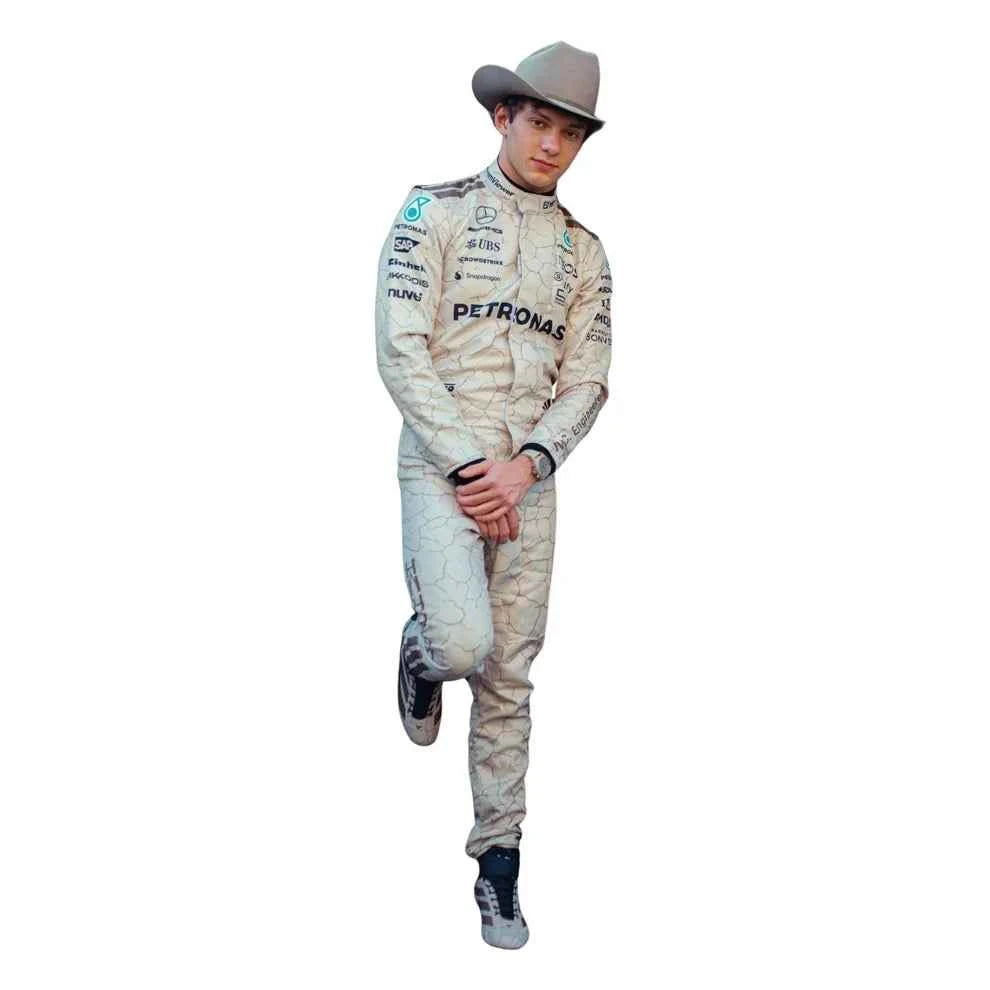 Andrea Kimi Antonelli 2025 USA Austin GP Mercedes F1 Racing Suit | Creative Racegear