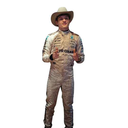 Andrea Kimi Antonelli 2025 USA Austin GP Mercedes F1 Racing Suit | Creative Racegear