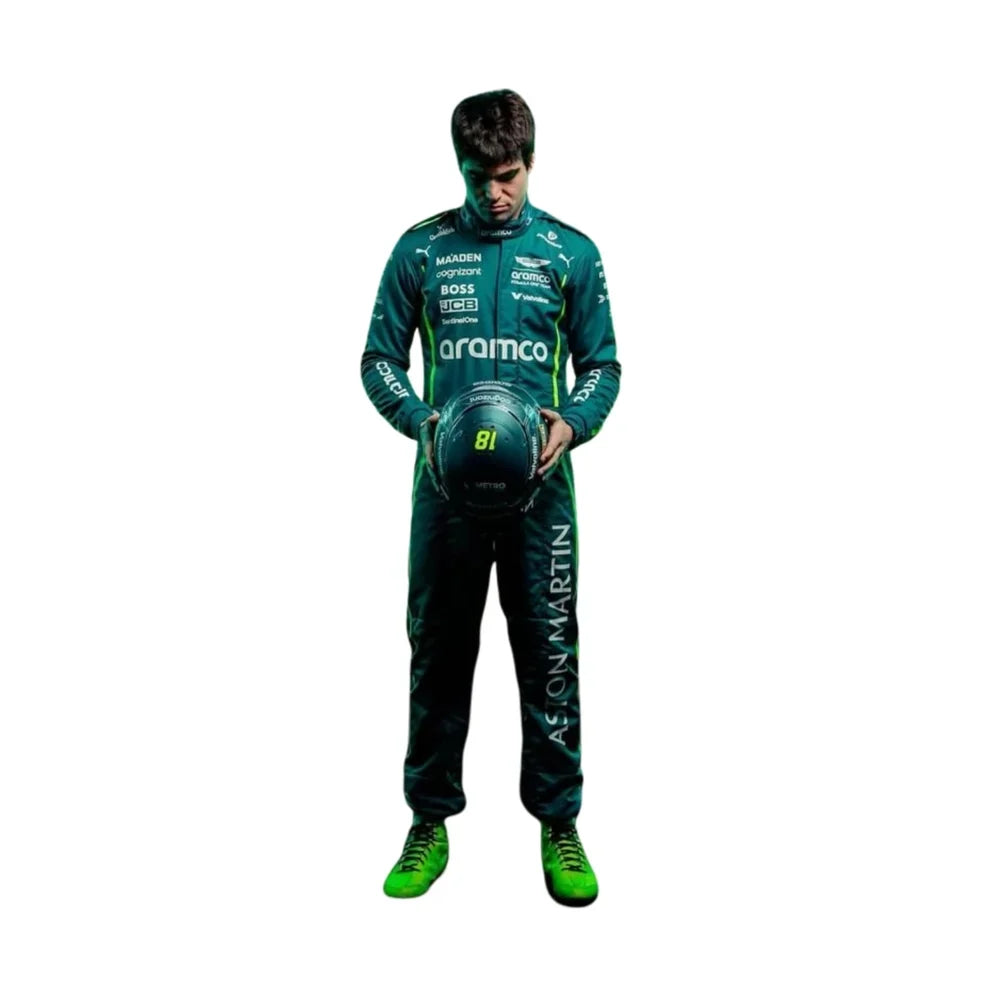 2025 Lance Stroll Aston Martin F1 Race Suit - Creative Racewears