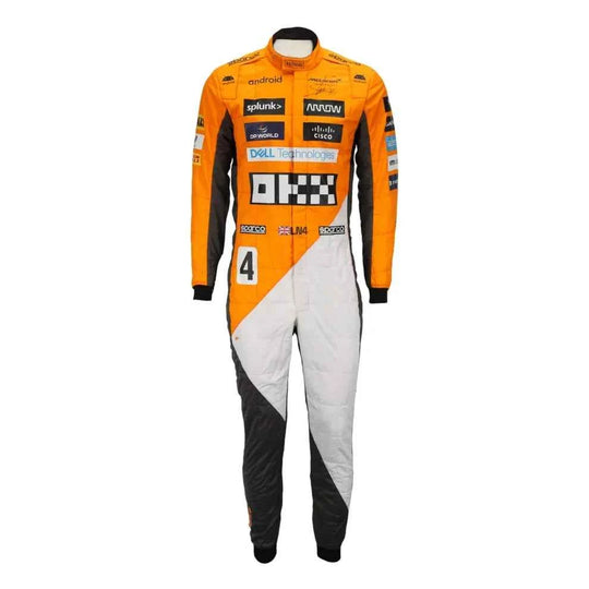 Lando Norris 2023 'Triple Crown' Spanish GP McLaren F1 Racing Suit | Creative Racegear