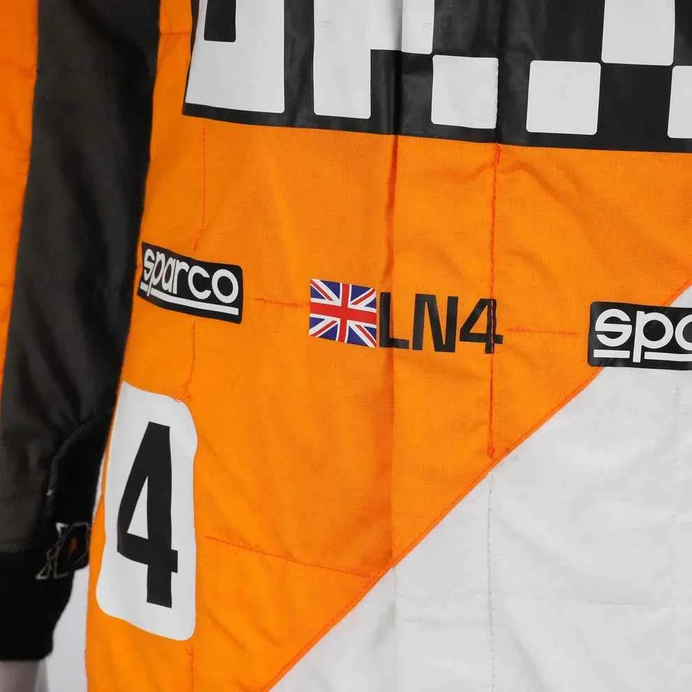 Lando Norris 2023 'Triple Crown' Spanish GP McLaren F1 Racing Suit | Creative Racegear
