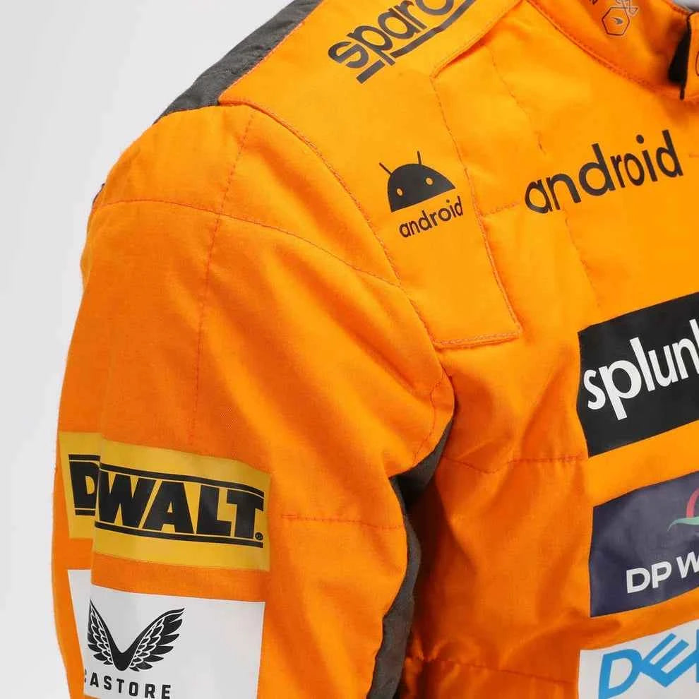 Lando Norris 2023 'Triple Crown' Spanish GP McLaren F1 Racing Suit | Creative Racegear