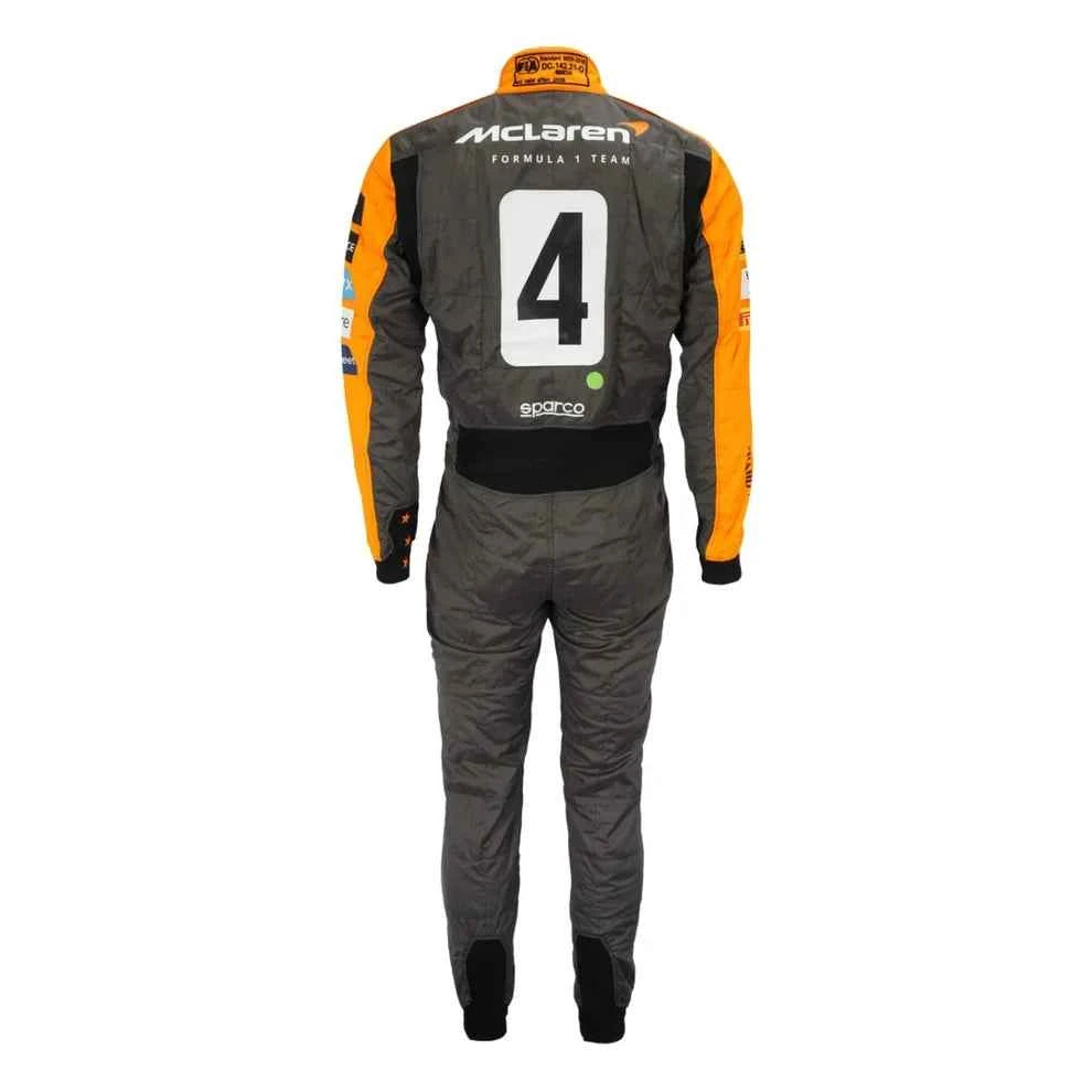 Lando Norris 2023 'Triple Crown' Spanish GP McLaren F1 Racing Suit | Creative Racegear