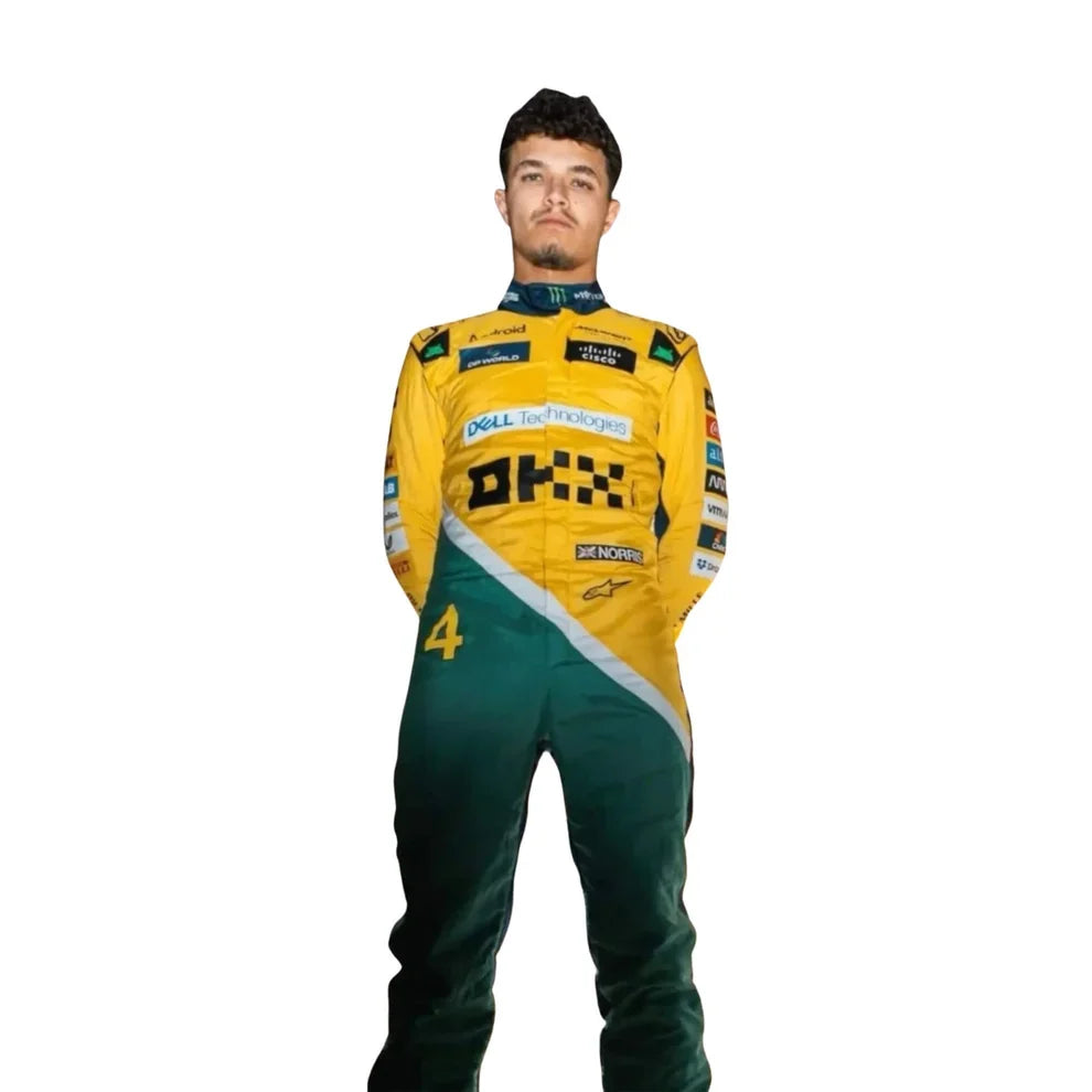 2024 Lando Norris McLaren Monaco GP F1 Race Suit - Creative Racewears