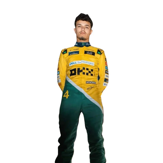 2024 Lando Norris McLaren Monaco GP F1 Race Suit - Creative Racewears