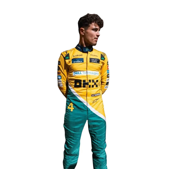 2024 Lando Norris McLaren Monaco GP F1 Race Suit - Creative Racewears