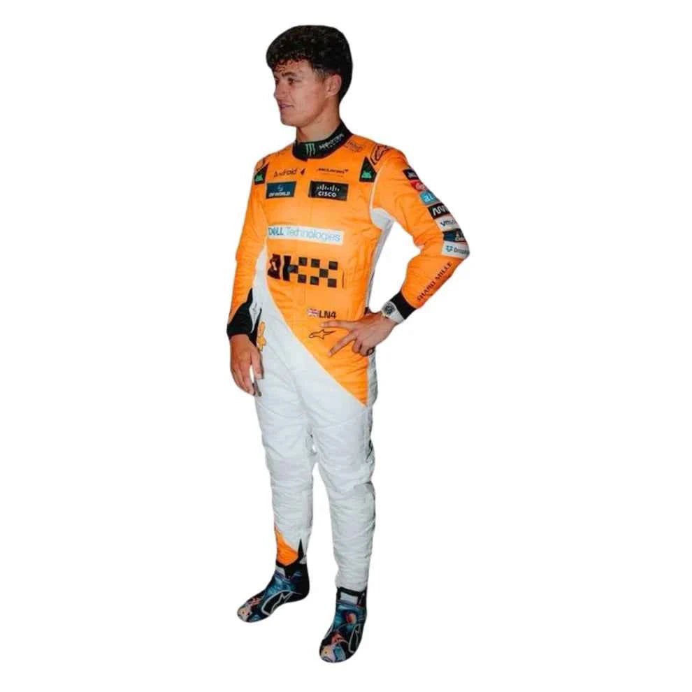 Lando Norris 2024 Singapore GP McLaren F1 Racing Suit | Creative Racegear