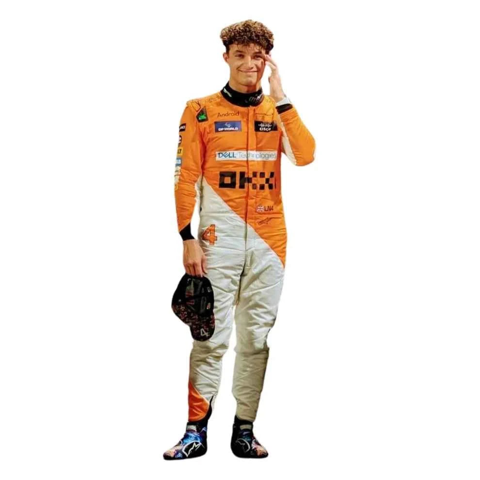 Lando Norris 2024 Singapore GP McLaren F1 Racing Suit | Creative Racegear