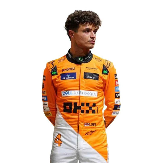 Lando Norris 2024 Singapore GP McLaren F1 Racing Suit | Creative Racegear