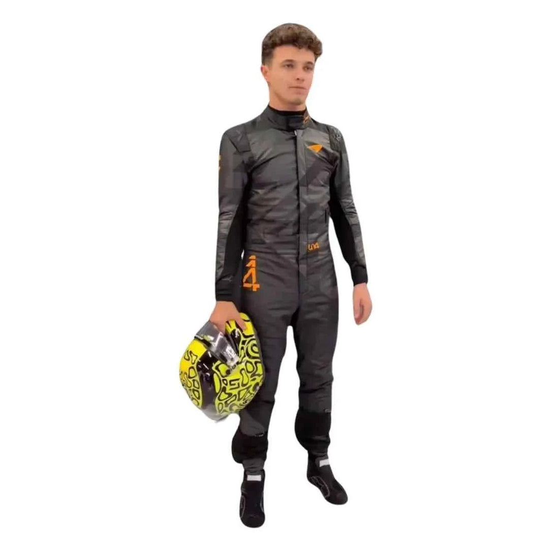 Lando Norris 2025 McLaren Livery Reveal F1 Racing Suit | Creative Racegear