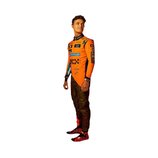 Lando Norris 2025 McLaren F1 Inspired Race Suit | Creative Racegear - Creative Racewears