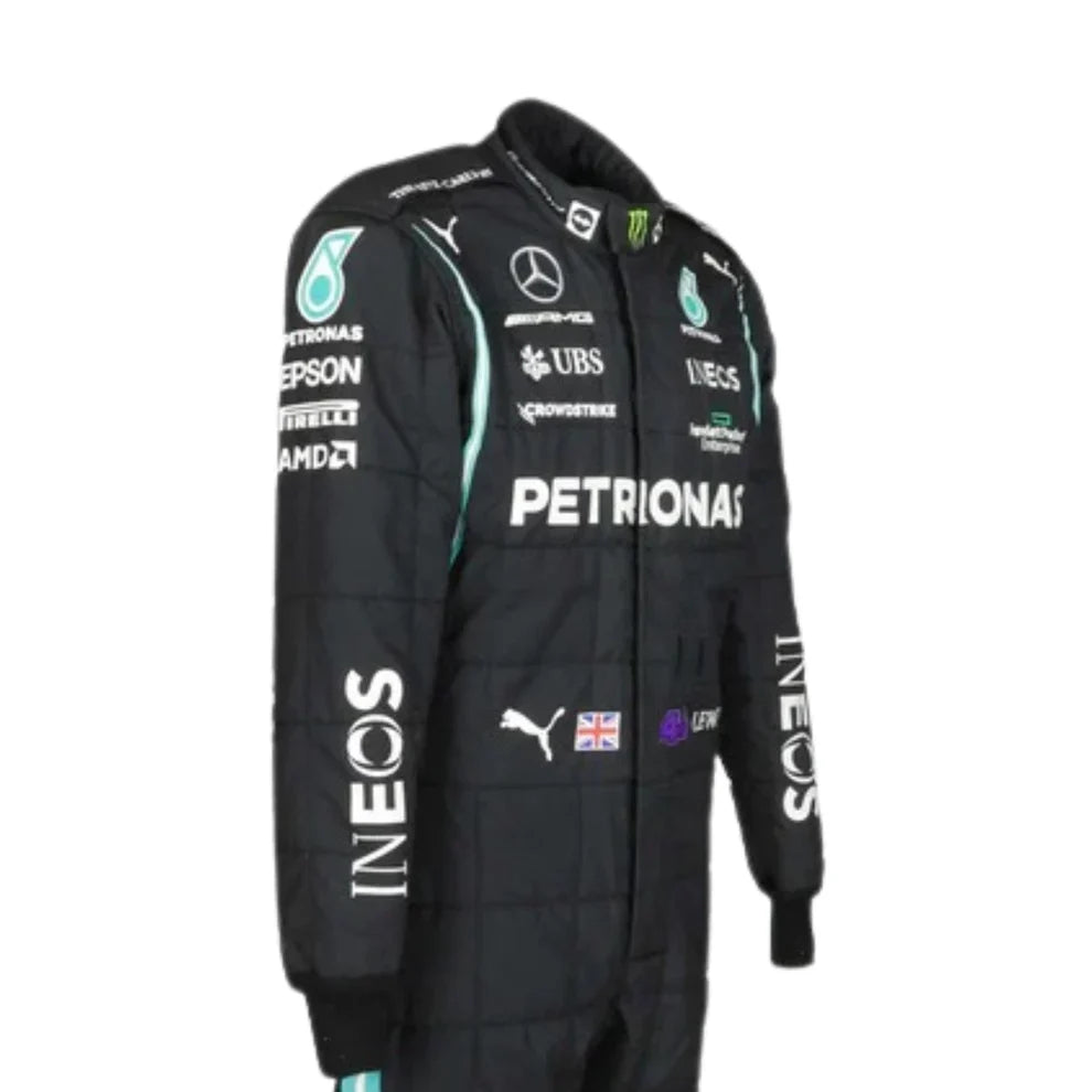 2021 Lewis Hamilton Mercedes F1 Race Suit - Creative Racewears