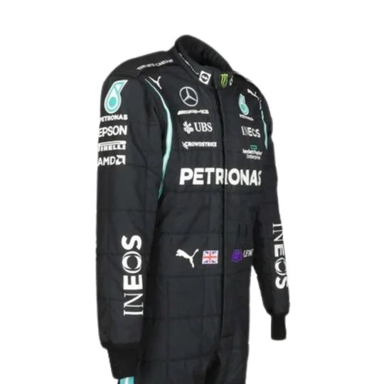 2021 Lewis Hamilton Mercedes F1 Race Suit - Creative Racewears