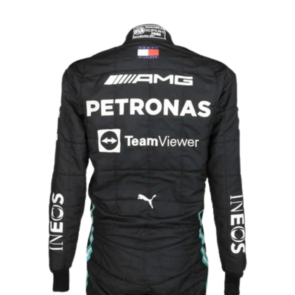 2021 Lewis Hamilton Mercedes F1 Race Suit - Creative Racewears