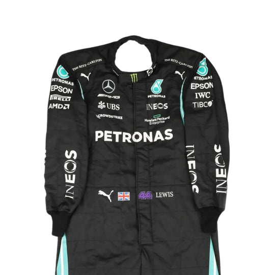2021 Lewis Hamilton Mercedes F1 Race Suit - Creative Racewears