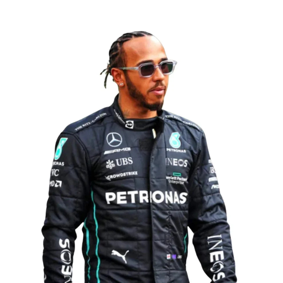 2022 Lewis Hamilton Mercedes AMG F1 Race Suit - Creative Racewears